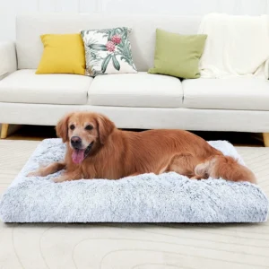 Mats Anti-slip Bottom 51''x35'' Gray Human Dog Bed